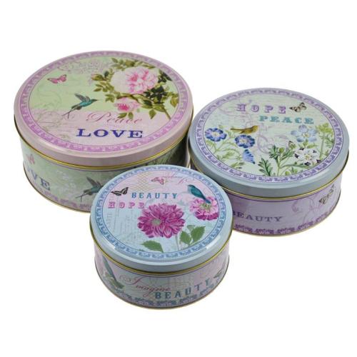 BLIK DREAM GARDEN ROND (SET 3 STUKS)