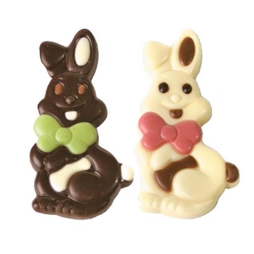 HAPPY BUNNIES MET STRIK - PUUR & WIT