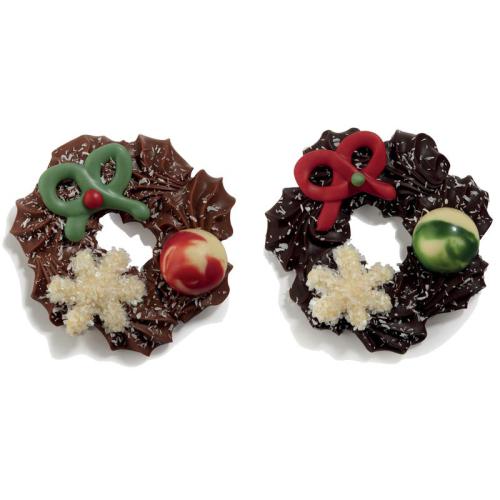 KERSTKRANS DUO MELK / PUUR