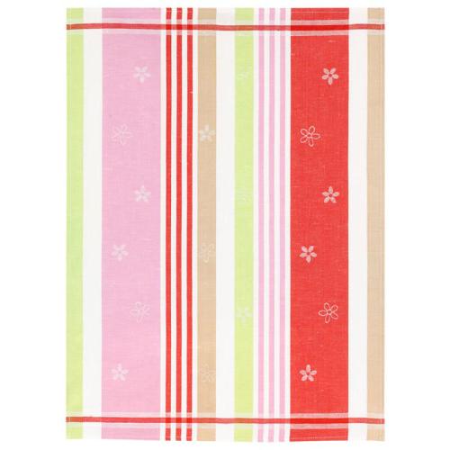 HANDDOEK BLOEMEN ROOD HANDDOEK BLOEMEN ROOD