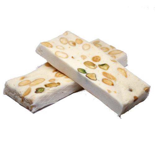 NOUGAT ZACHTE NOTEN AMANDEL PISTACHE 40% NOUGAT ZACHTE NOTEN AMANDEL PISTACHE 40%