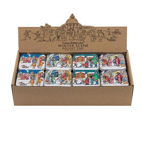 WINTER SCENE - POCKET TINS