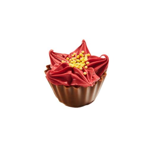 CUPCAKE KERSTROOS - ROOD